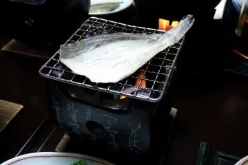 <p>You can grill your own salted dried fish to your taste</p>