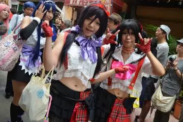 <p>เหล่าcosplayer</p>