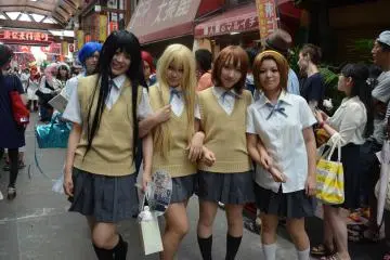 <p>เหล่าcosplayer</p>