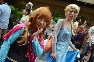 <p>เหล่าcosplayer</p>