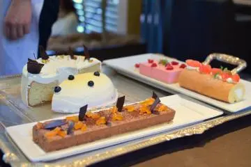 <p>Choose all you want from a delectable selection of desserts!</p>
