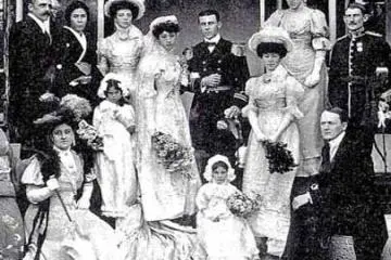 Helen at her wedding to WL Grut who came from an old prestigious family in Denmark.
