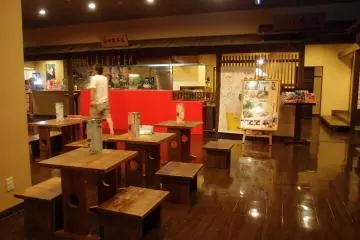 Restaurant at level one of&nbsp;Nobeha no Yu