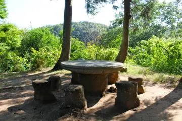 <p>Sun dial just outside of the Ro-an Tea Room</p>