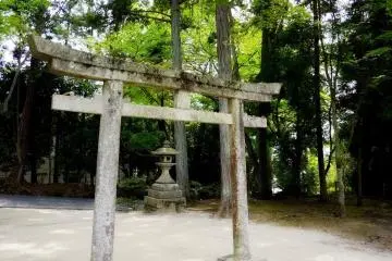 <p>There are many stone lanterns</p>