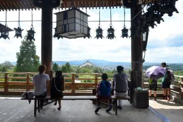 Slow down, sit and enjoy the scenery of Nara.&nbsp;