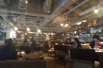 <p>The cafe</p>