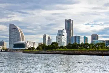 <p>Minato Mirai as seen from the sea!</p>