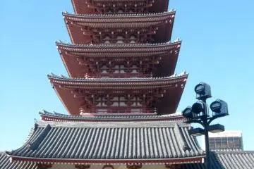 <p>Kuil Senso-ji di dekat hostel</p>