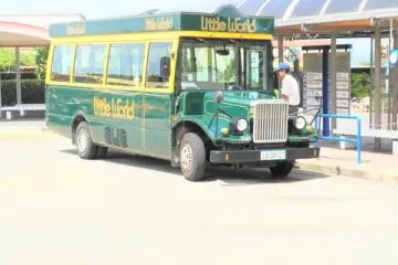 Walk around the world, or take the Little World Bus!