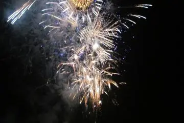 Fukuyama's Ashida River fireworks