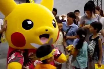 요코하마에서 피카츄의 인기