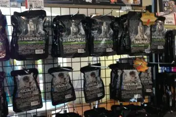<p>Some of the goodies on sale at the souvenir shop.</p>