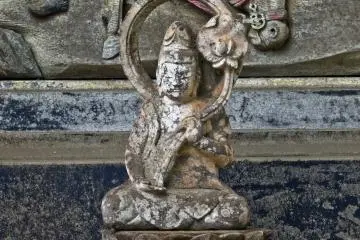 <p>A close up of Buddha, found along the back wall of Kyouzou</p>