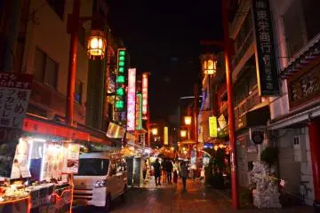 <p>บรรยากาศในต้อนกลางคืน</p>