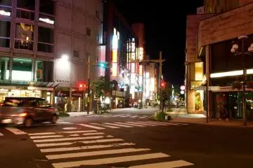 <p>Morioka di malam hari</p>