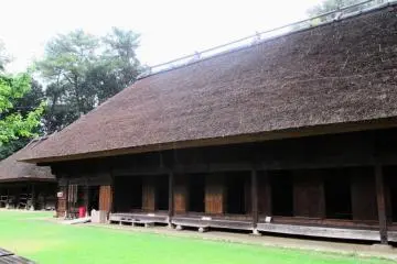 <p>A farmhouse from Hyuga Shiiba in Miyazaki Prefecture where Kagura was performed</p>