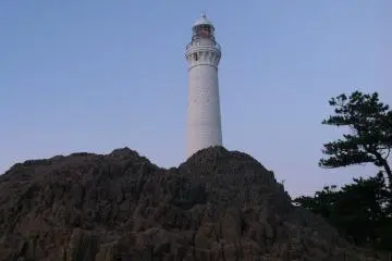 <p>You can view the lighthouse from different angles from the rocks below</p>