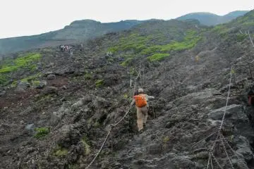 The&nbsp;steep and rocky part near the top. (Photo: Richard Cormick)