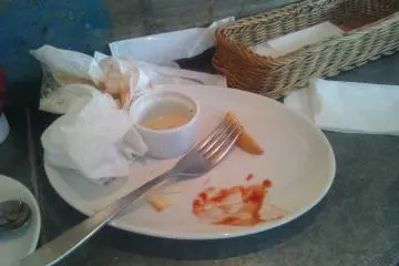 Now it's in my belly