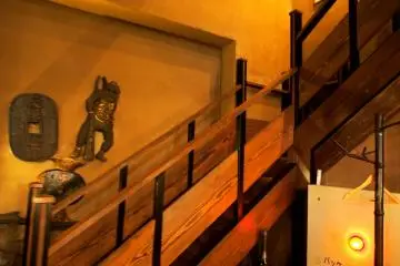 Stairway to the second level