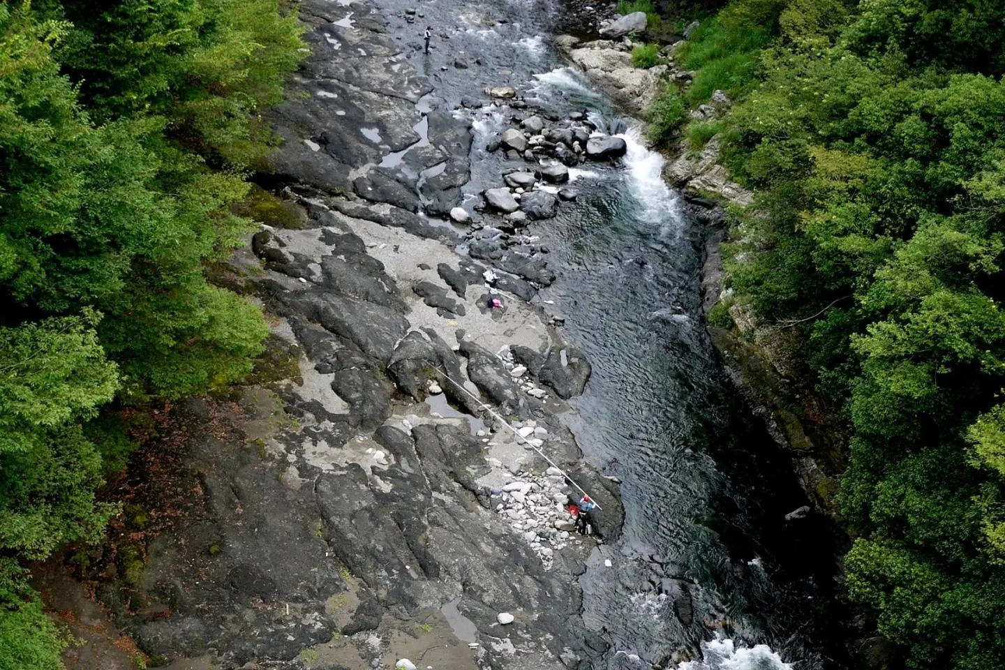 Fishing in the Katsura River