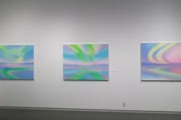<p>Paintings by Naoko Tomioka from a special exhibition</p>
