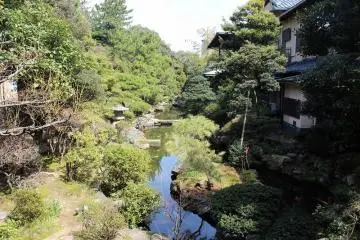 The view of the gardens from the lobby