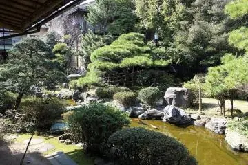A view over the gardens from one of the rooms