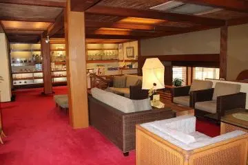The lobby area