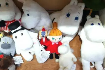 <p>You can find almost all of the Moomin characters, including Mrs.&nbsp;Fillyjonk&nbsp;and the Groke</p>