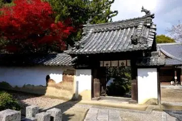 <p>Just look at the wonderful roof tiles on this gate!</p>
