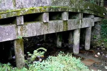 <p>One of three ancient stone bridges over the Omiya River &nbsp;</p>