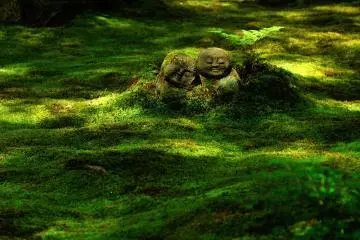 <p>Unique, pretty jizo statues of children. They are very popular here!</p>