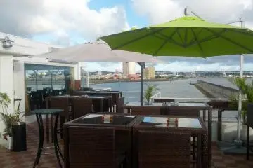 <p>Patio deck area, day time photo</p>