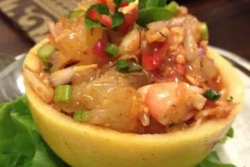 Siam Garden original grapefruits salad.
