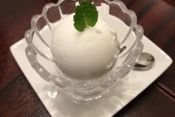 Coconut Ice cream!