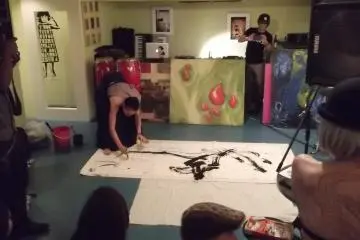<p>Live calligraphy by Miyuki</p>