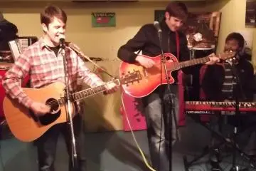 <p>The Watanabes give us a tune</p>