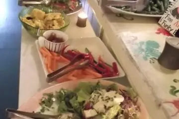 <p>Part of the all-you-can-eat dinner buffet</p>