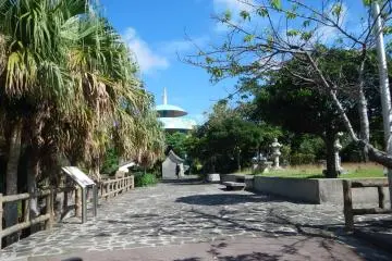 <p>The top main courtyard area</p>