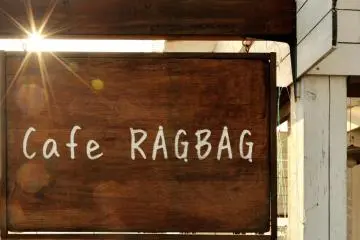 Cafe Ragbag sign board