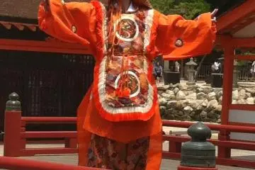 Bugaku at Itsukushima Shrine