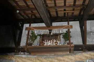 <p>Every brewery has their own little shrine dedicated to the god of sake.</p>