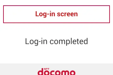 <p>เพทต้อนรับของ DOCOMO หลังจากที่ล็อกอินแล้ว</p>