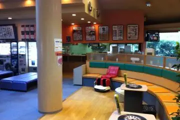 The lounge area