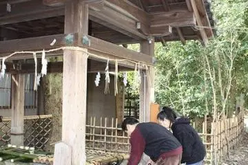 교토 세 명수 중 하나인 '소메이노이'. 교토세 명수로 현재 물이 나는 곳은 여기뿐이다