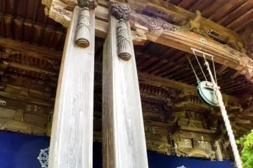 Romanesque Taisho-era pillars