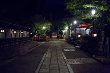 <p>There is an eerie peacefulness&nbsp;to the pathways</p>