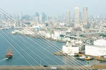 <p>Umeda business district from afar</p>